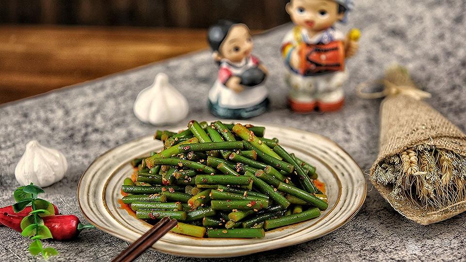 韩式家常菜：蒜苔原来还可以这么做，美味可口，下饭极品-北京餐饮网